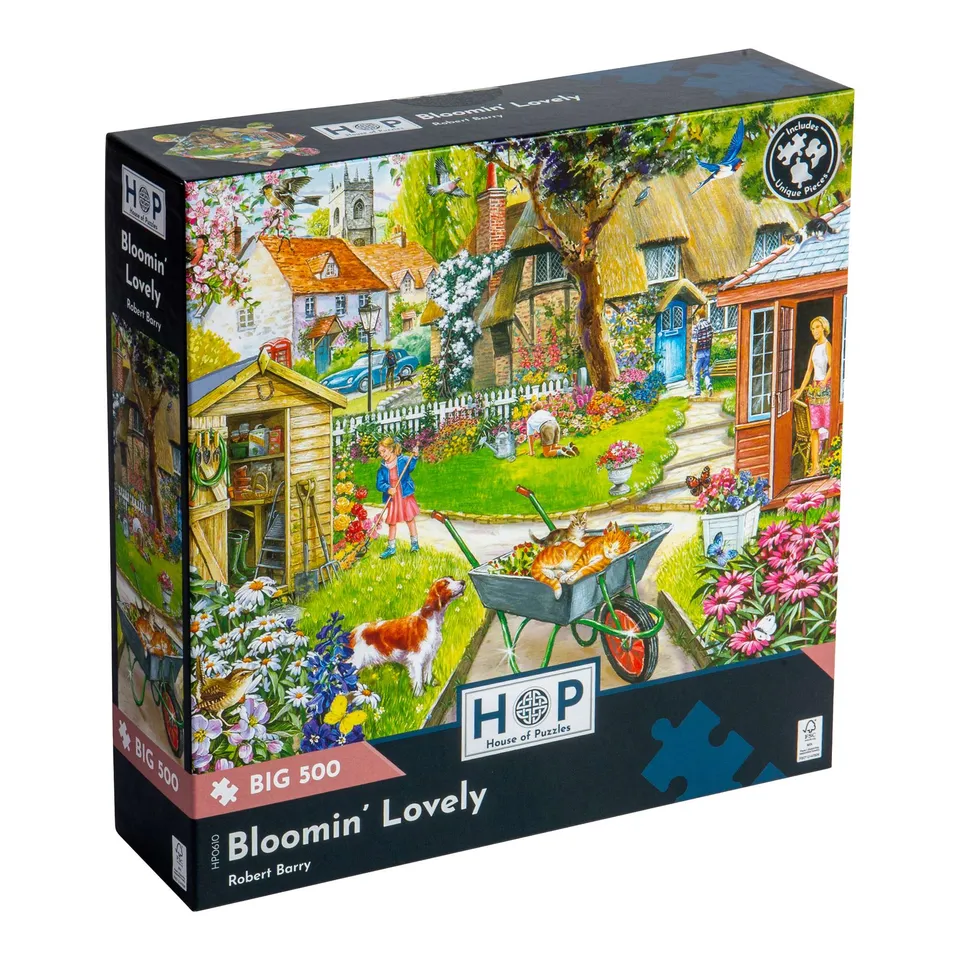 house-of-puzzles-big-500-puzzle-500-pi-ces-bloomin-lovely image 1