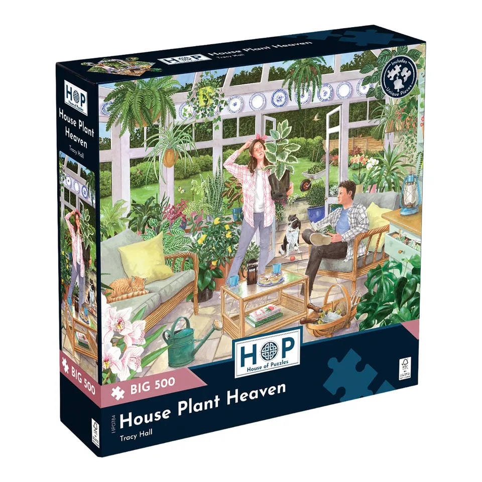 house-of-puzzles-house-plant-heaven-big-500-puzzle-plantes image 1