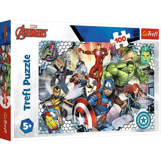 trefl-red-marvel-avengers-puzzle-100-pi-ces-d-s-5-ans image 1