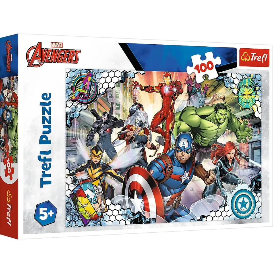 trefl-red-marvel-avengers-puzzle-100-pi-ces-d-s-5-ans image 1