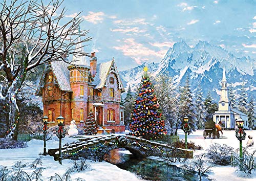 trefl-red-puzzle-1000-pi-ces-paysage-d-hiver-no-l-multicolore image 4
