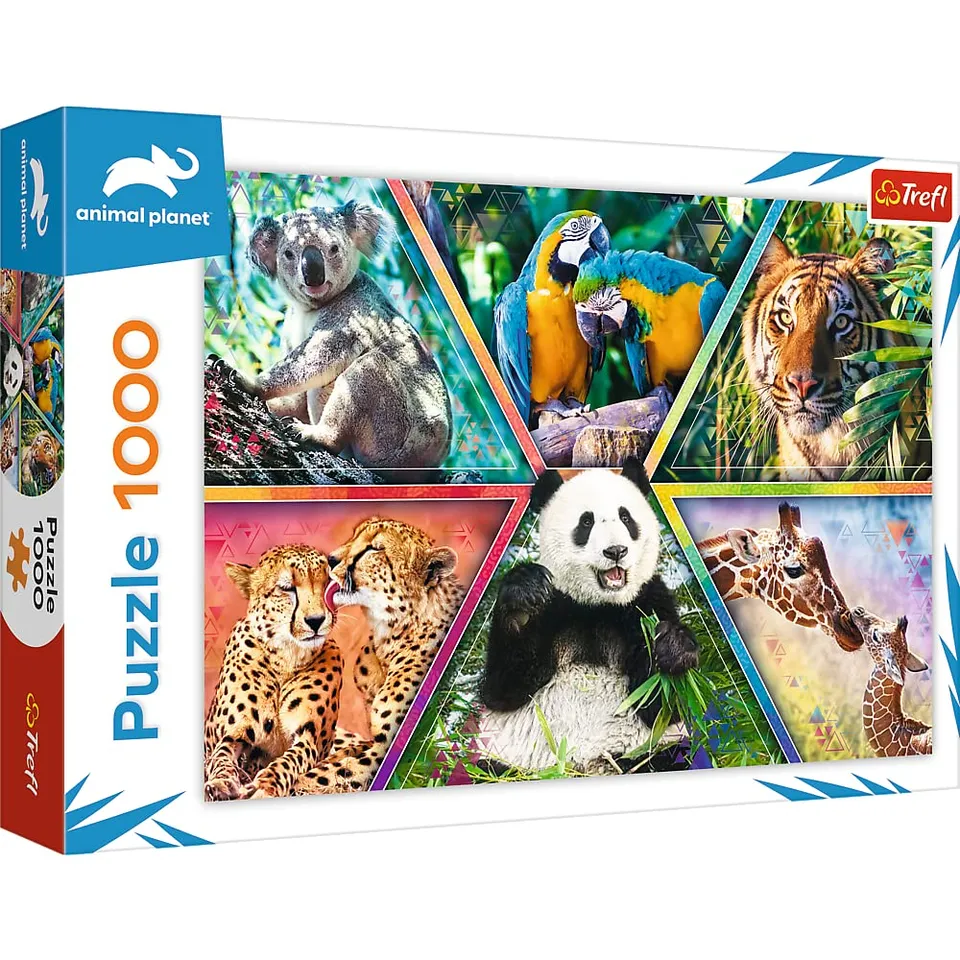 trefl-red-royaume-d-animaux-puzzle-1000-pi-ces-monde image 1