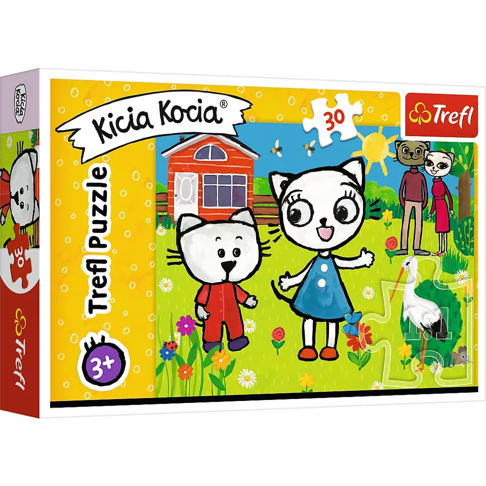 trefl-red-kicia-kocia-chaton-puzzle-30-pi-ces-3-ans image 1