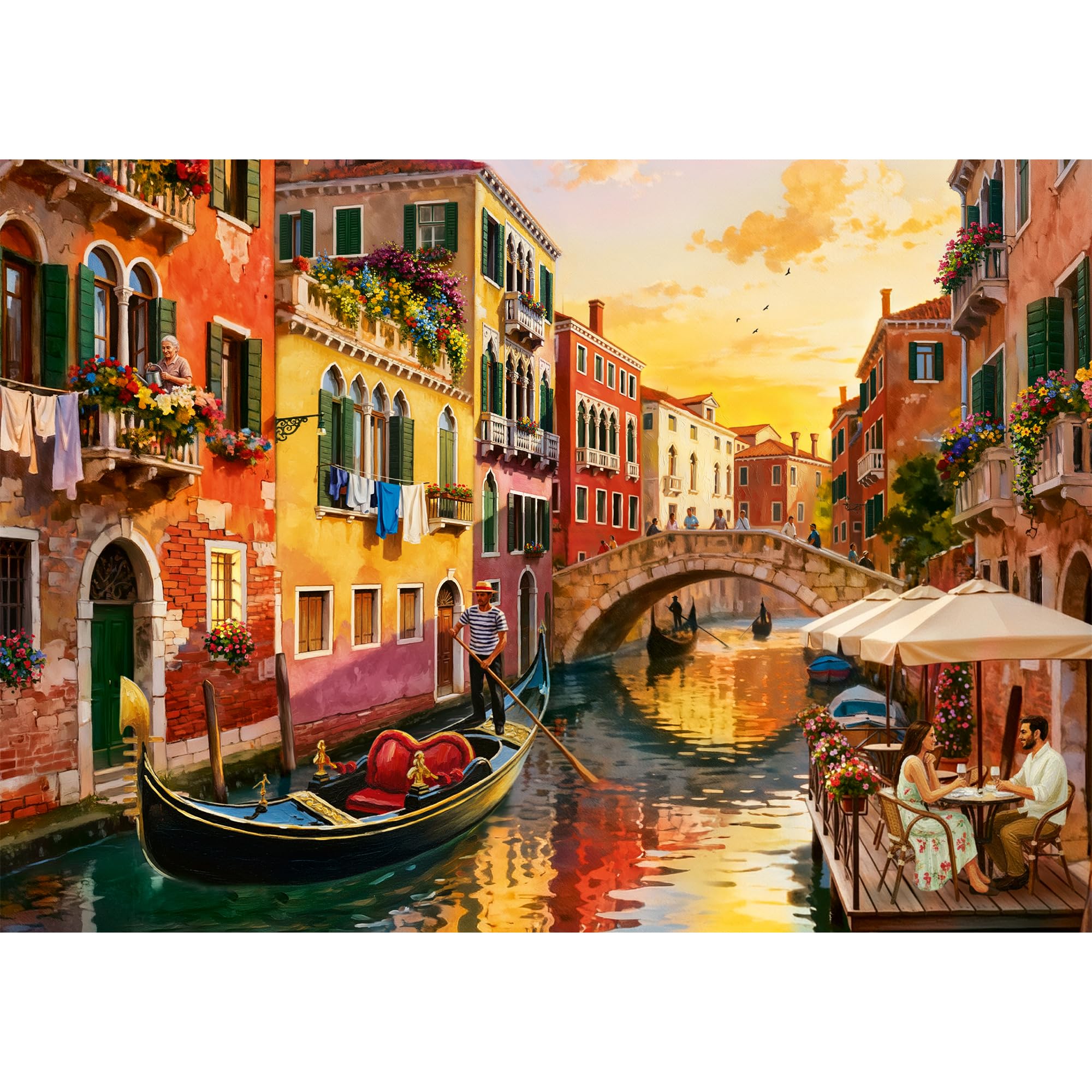 trefl-red-venise-puzzle-500-pi-ces-coucher-soleil image 2