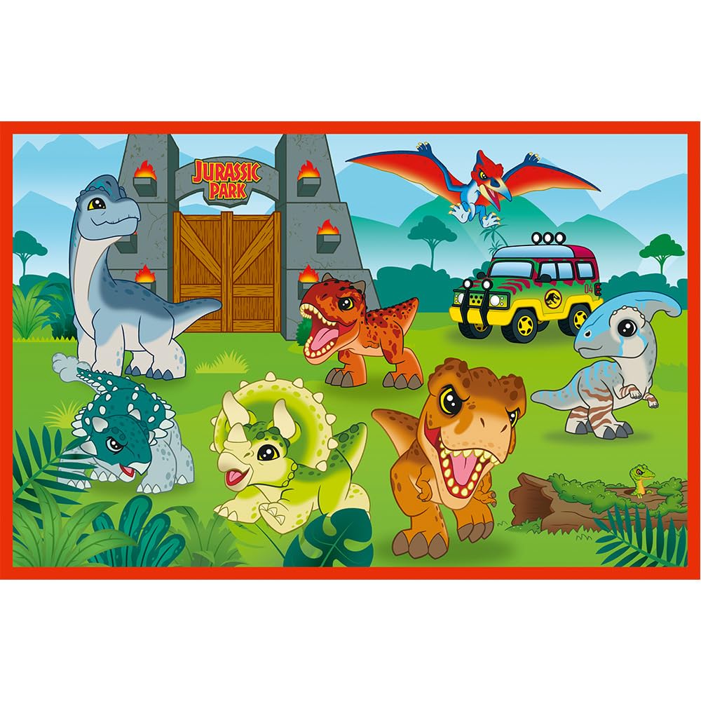 trefl-red-jurassic-world-2x24-pi-ces-puzzle-enfant-dinosaures image 2