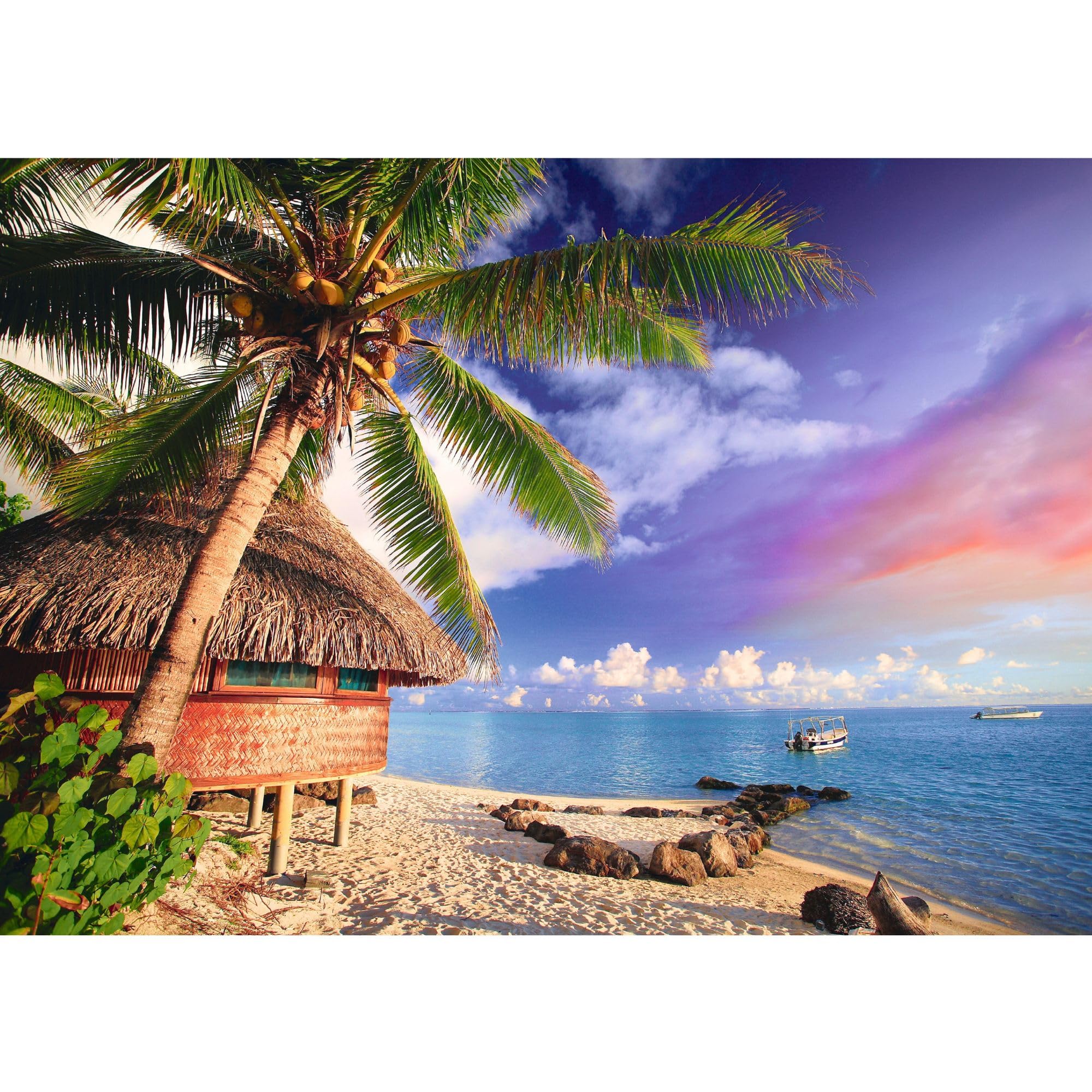 trefl-red-le-bora-bora-puzzle-500-pi-ces-paysage-vacances image 2