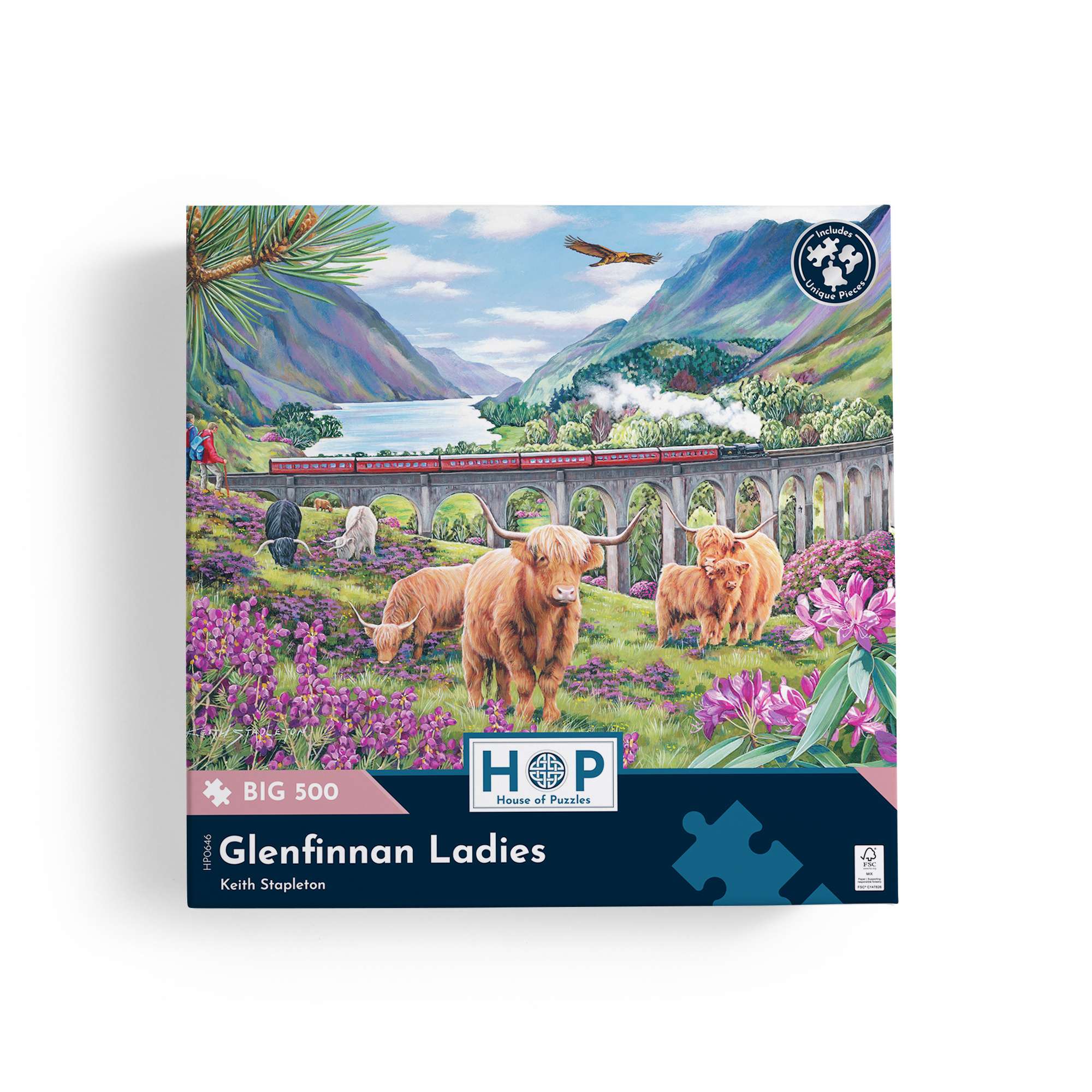 house-of-puzzles-glenfinnan-ladies-puzzle-500-pi-ces-ecosse-train image 4