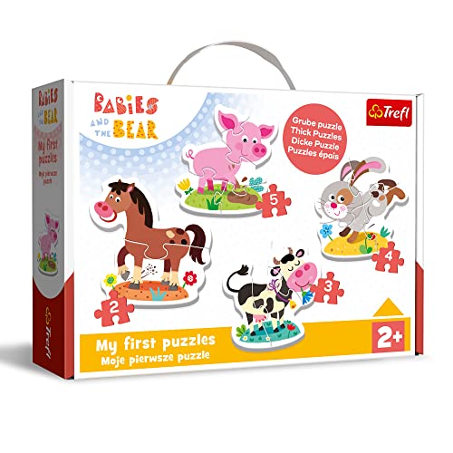 trefl-red-babies-bear-ferme-puzzle-b-b-4-puzzles-2-ans image 2