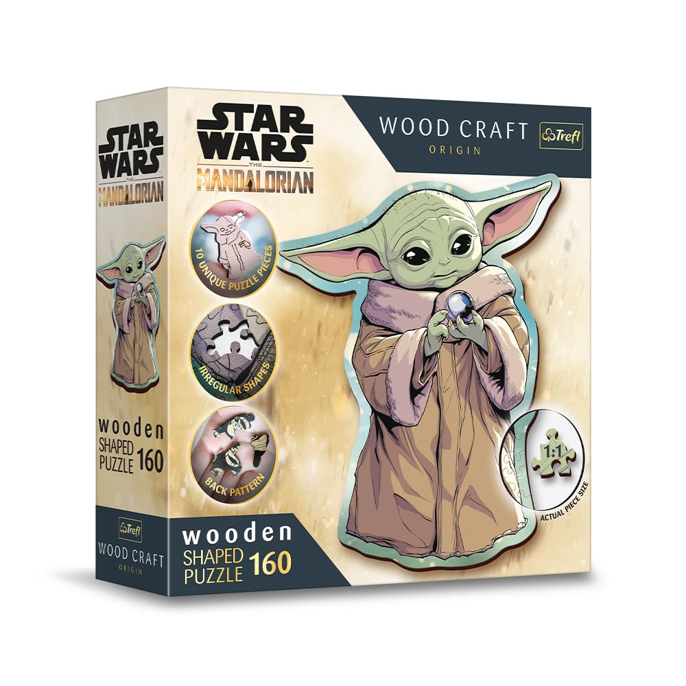 trefl-wood-craft-star-wars-puzzle-bois-160-pi-ces-grogu image 2