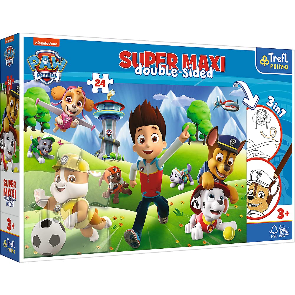 trefl-primo-pat-patrouille-puzzle-24-pi-ces-3-en-1-d-s-3-ans image 1