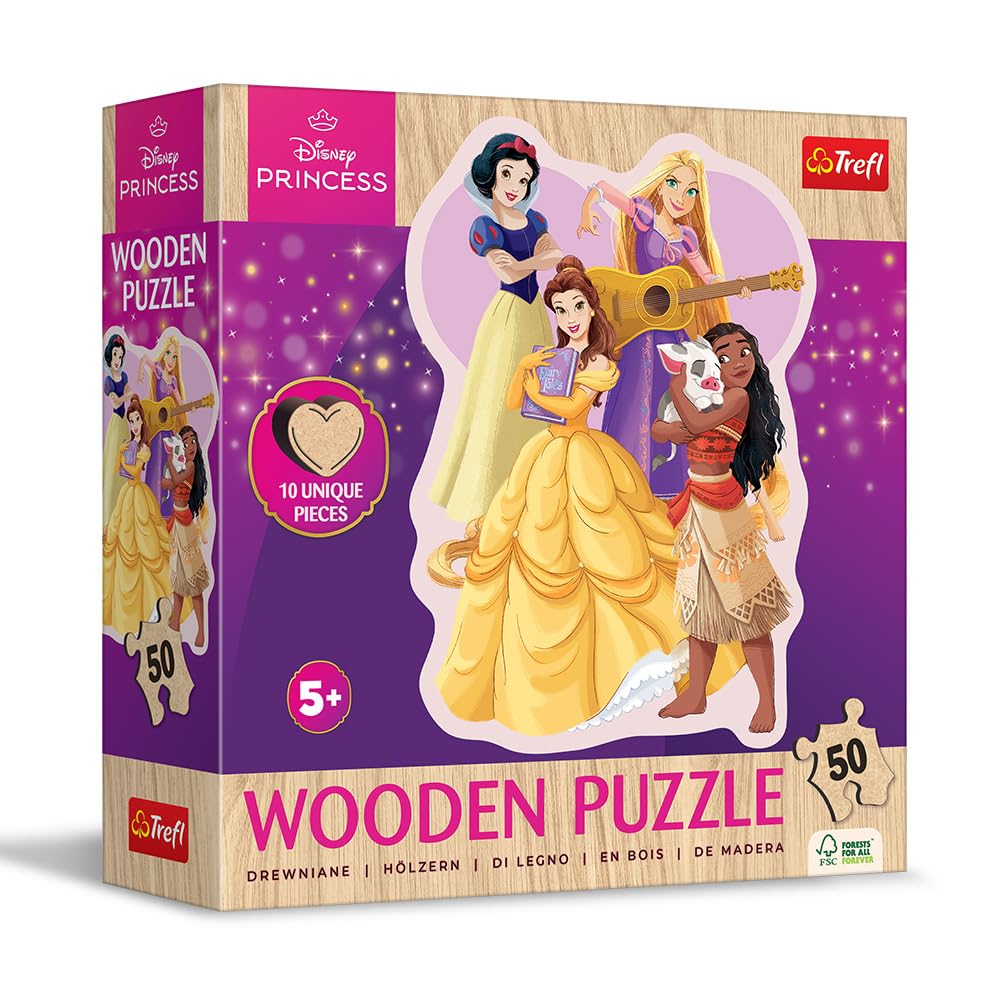 trefl-wood-craft-disney-princess-puzzle-bois-50-pi-ces image 2