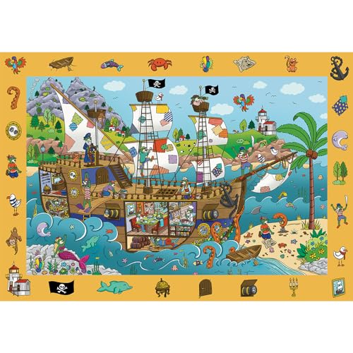 trefl-spy-guy-puzzle-observation-100-pi-ces-bateau-pirate image 8