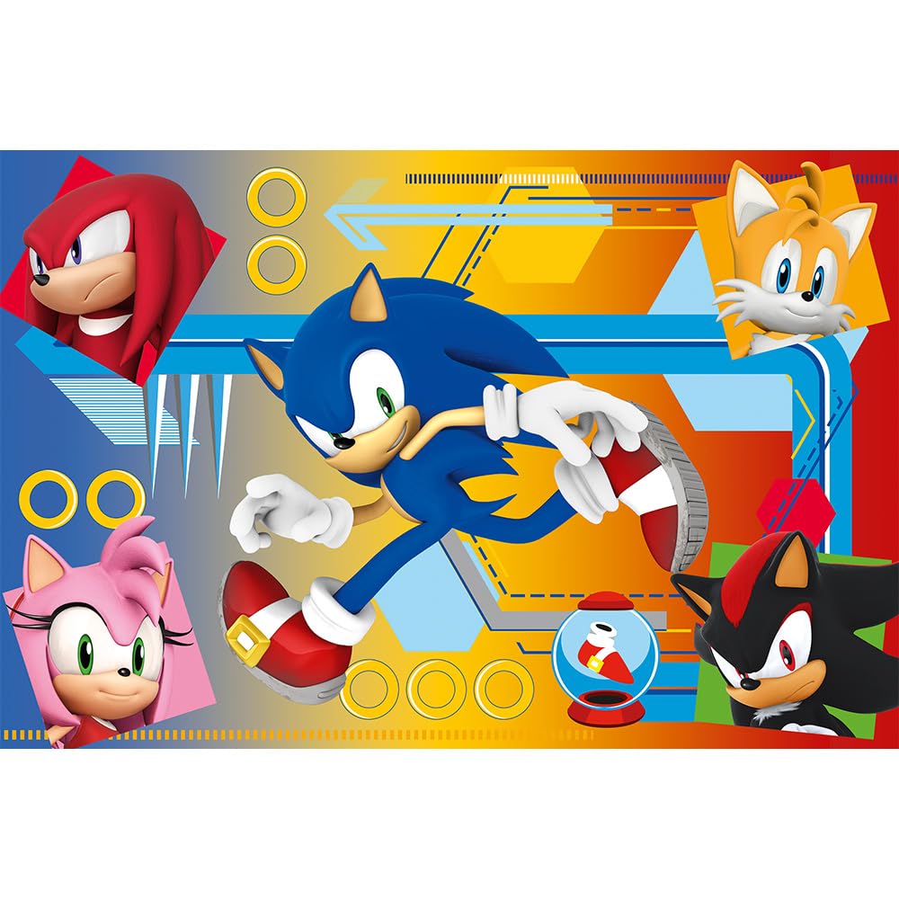 trefl-red-sonic-en-action-puzzle-60-pi-ces image 2