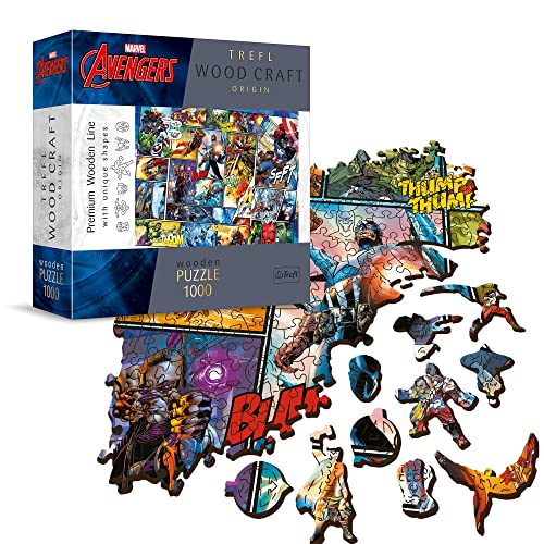 trefl-wood-craft-marvel-puzzle-bois-1000-pcs-super-h-ros-20165 image 8