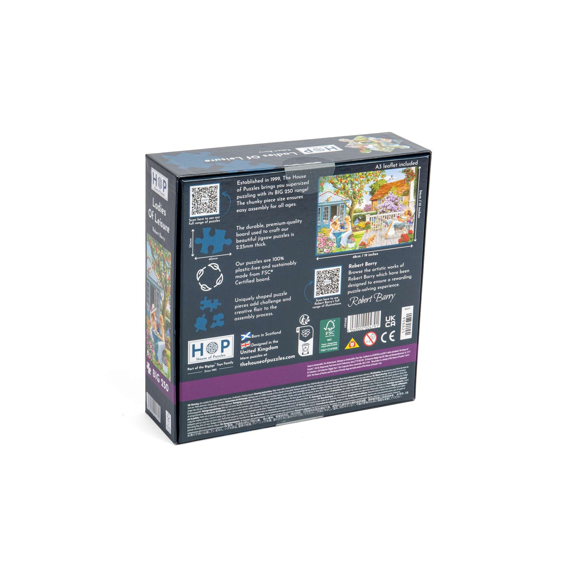 house-of-puzzles-ladies-of-leisure-puzzle-250-grandes-pi-ces-jardin image 3