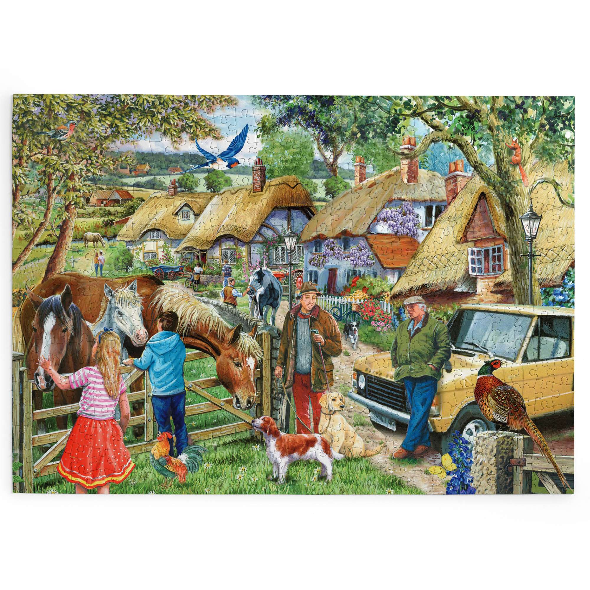 house-of-puzzles-horses-hounds-big-500-puzzle-500-pi-ces-chevaux-2 image 2