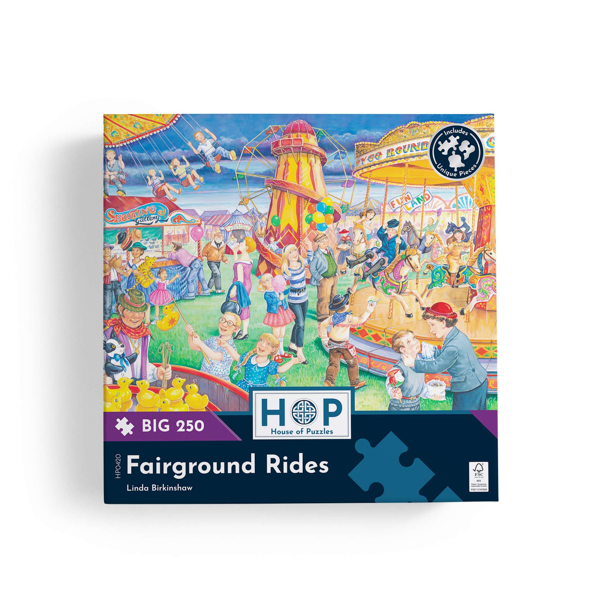 house-of-puzzles-big-250-puzzle-250-pi-ces-fairground-rides-famille image 4