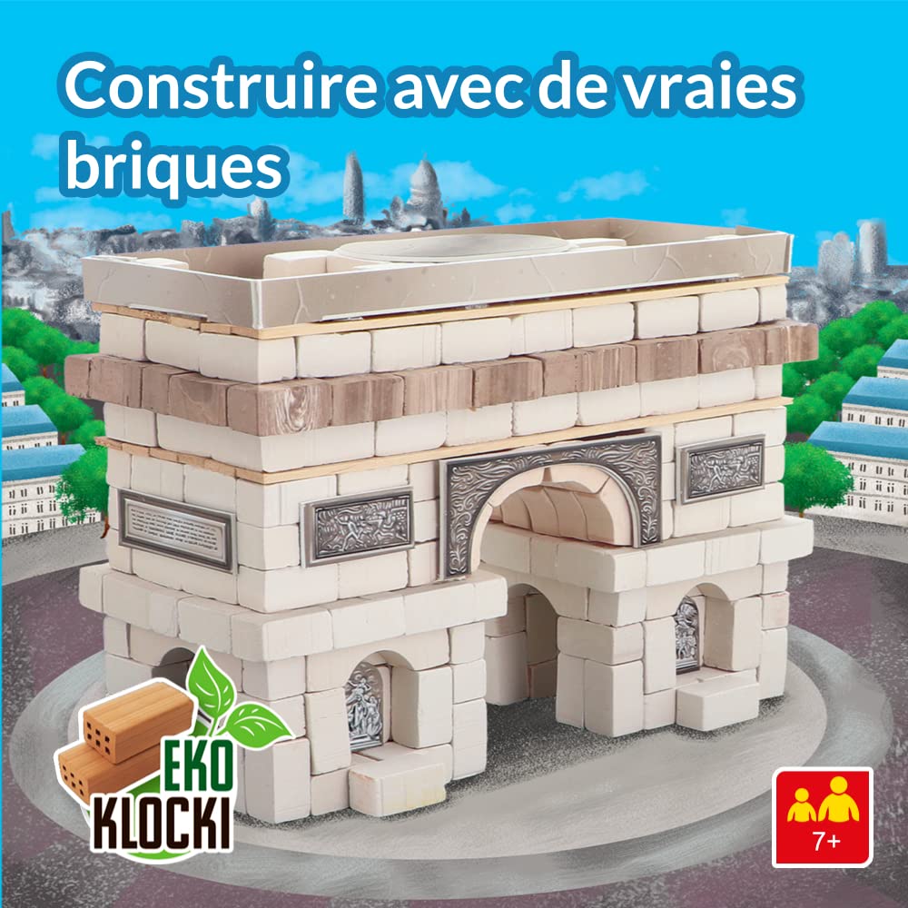 trefl-brick-trick-arc-de-triomphe-jeu-construction-290-briques image 2
