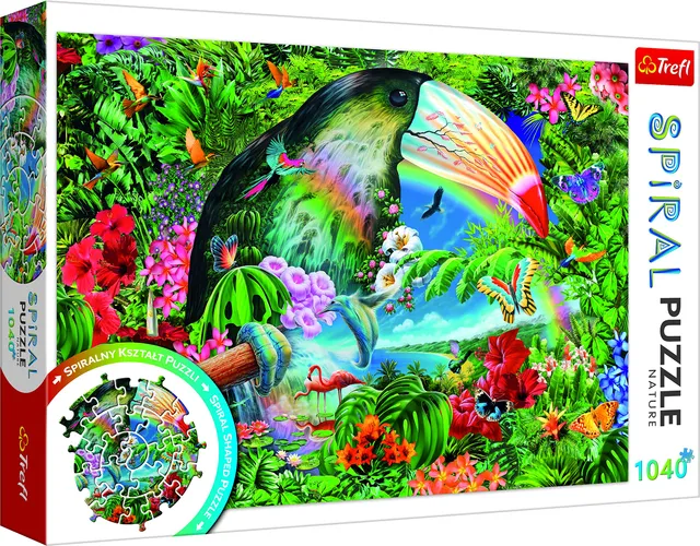 premium-plus-animaux-tropicaux-puzzle-spirale-1040-pi-ces image 1
