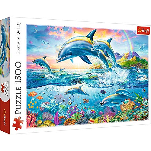 trefl-premium-plus-puzzle-1500-pieces-famille-dauphins image 6