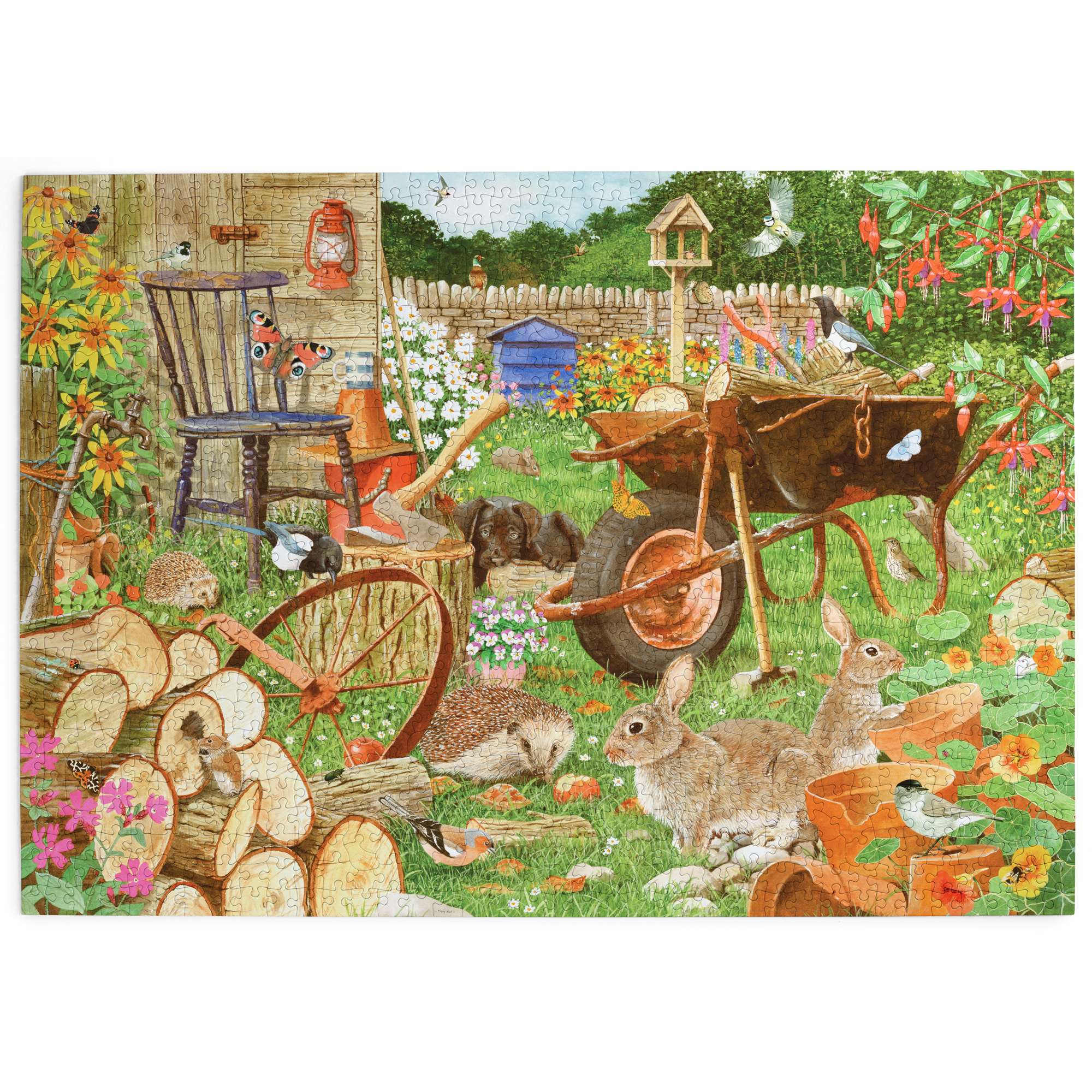 house-of-puzzles-like-rag-tag-and-bobtail-puzzle-1000-jardin image 2