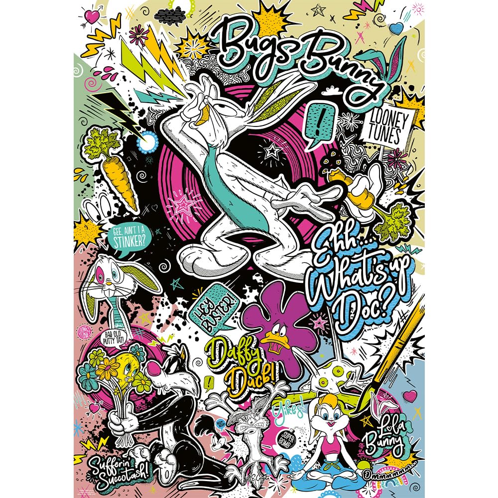 trefl-premium-plus-looney-tunes-puzzle-1000-pi-ces-poster image 2