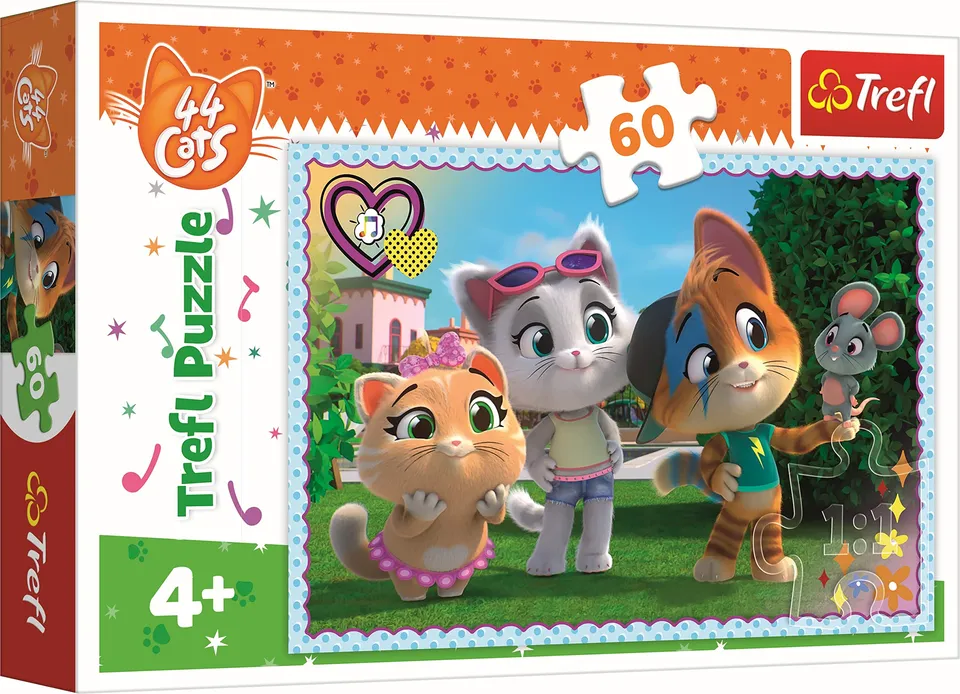 trefl-44-cats-jeux-entre-amis-puzzle-60-pi-ces-d-s-4-ans image 1