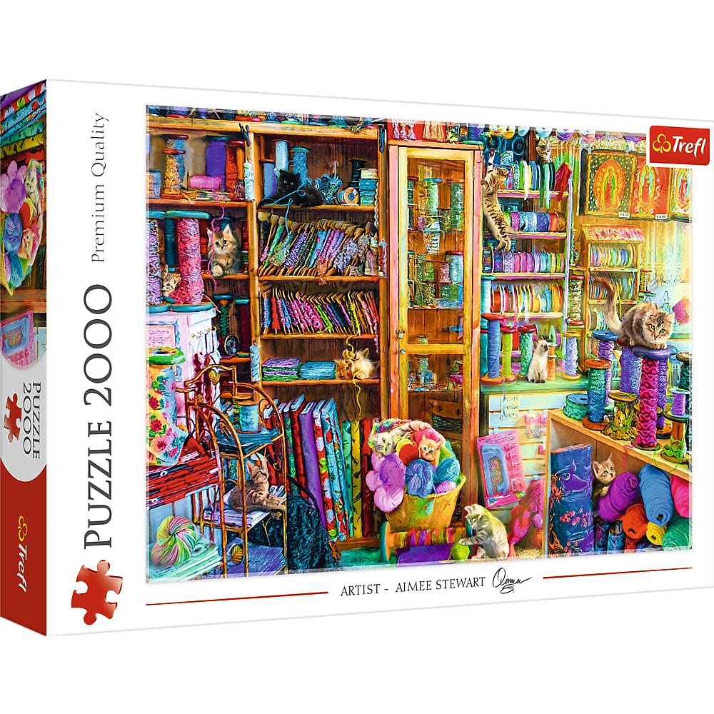 trefl-red-paradis-des-chats-puzzle-2000-pi-ces image 1