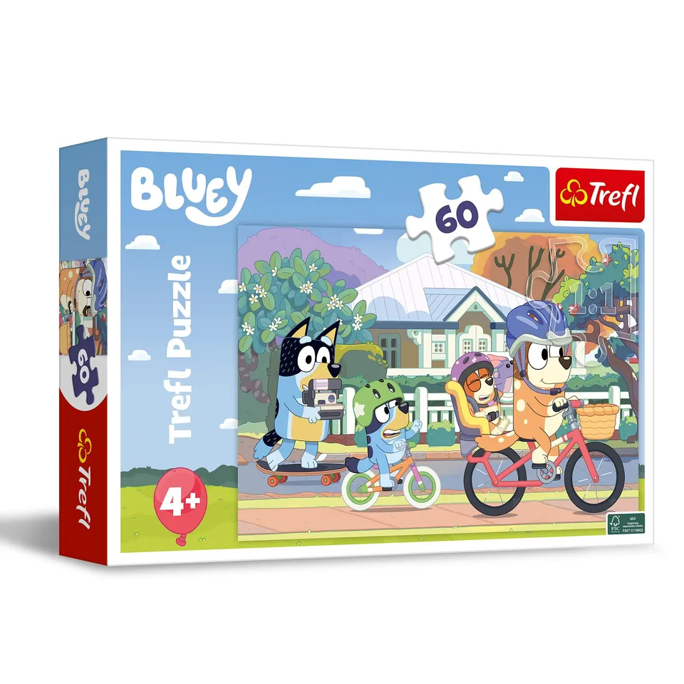 trefl-red-bluey-puzzle-60-pi-ces-joyeux-bluey-4-ans image 1