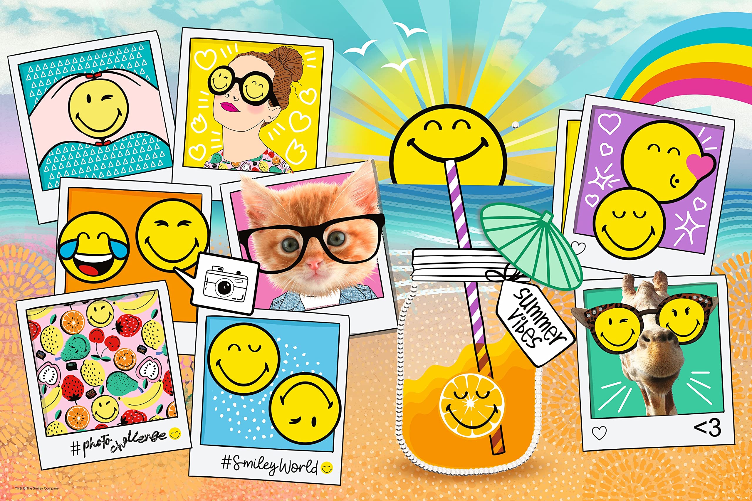 trefl-red-smiley-world-puzzle-smiley-en-vacances-300-pi-ces image 2
