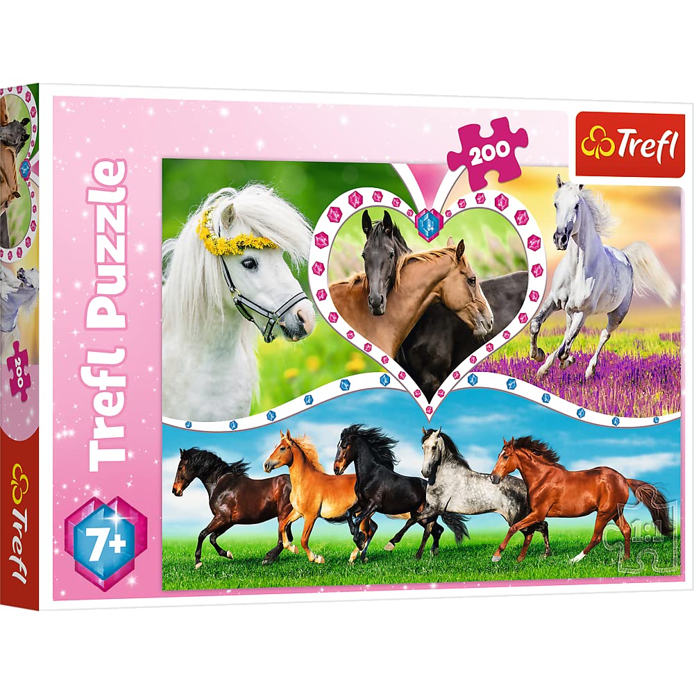 trefl-red-beaux-chevaux-puzzle-200-pi-ces-7-ans image 1