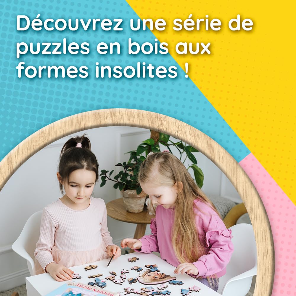 trefl-wood-craft-frozen-reine-des-neiges-puzzle-bois-50-pi-ces-5-ans image 3