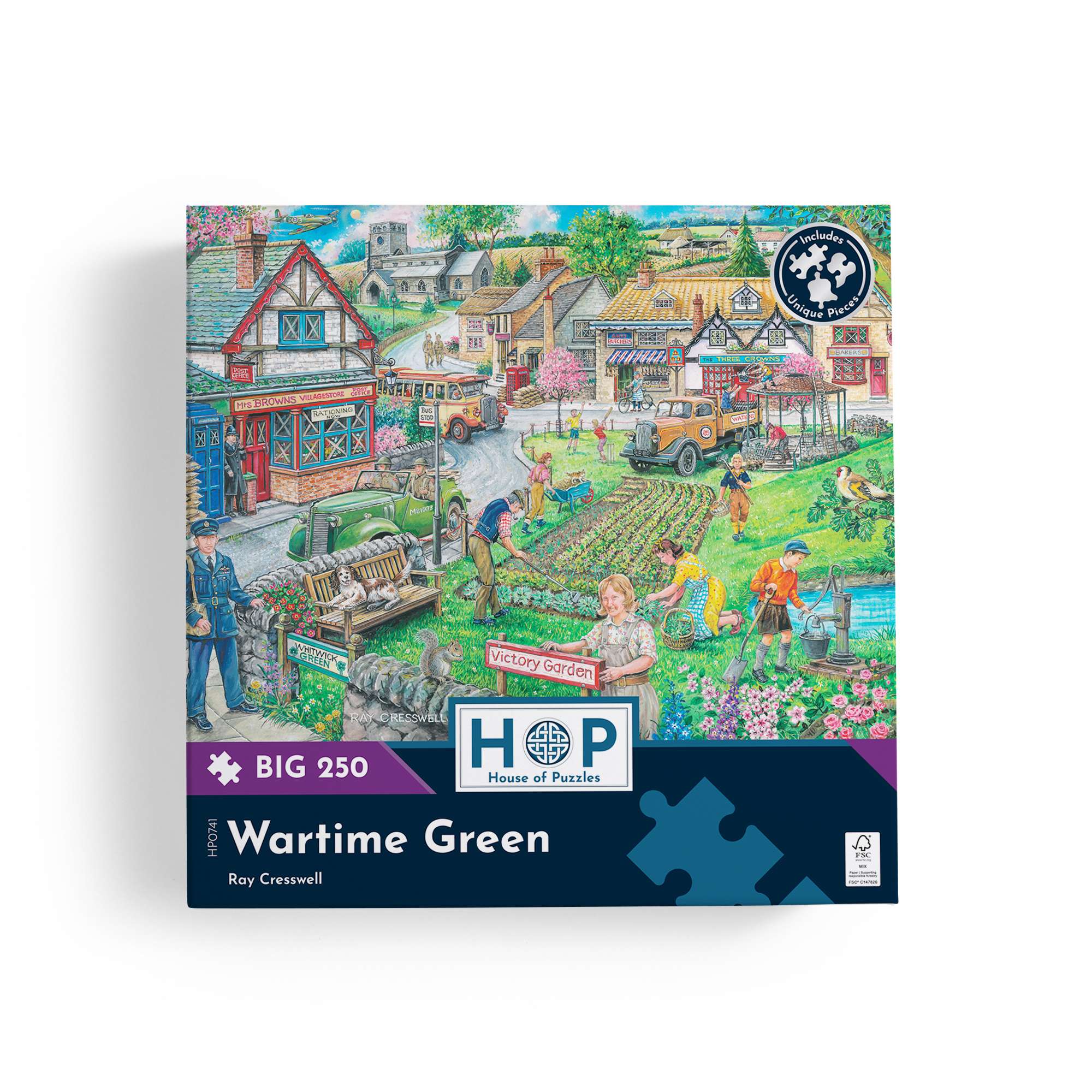 house-of-puzzles-wartime-green-puzzle-big-250-pi-ces-t image 4