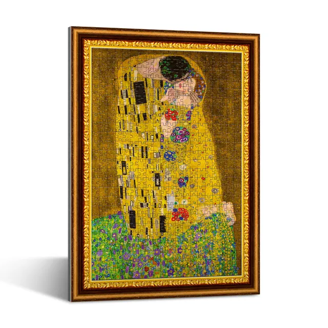trefl-red-le-baiser-klimt-puzzle-500-pi-ces-art image 1