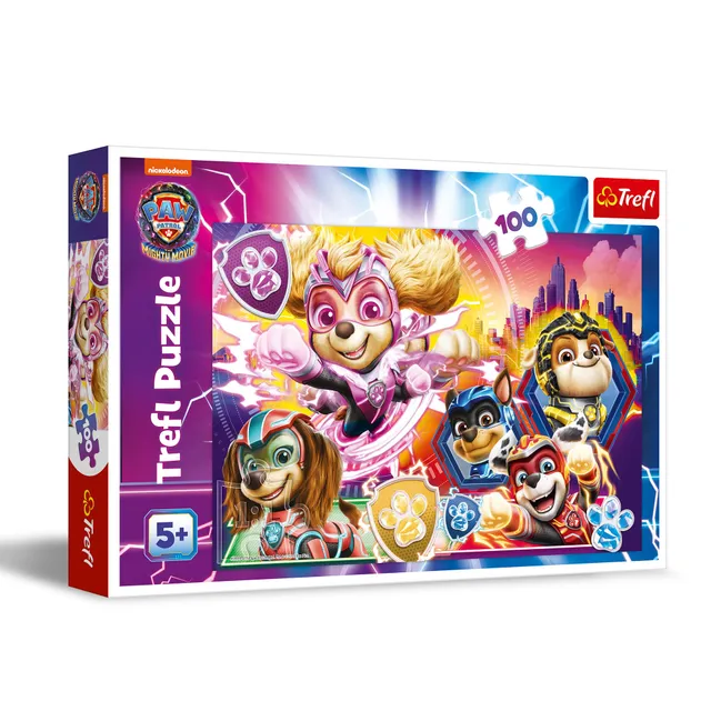 trefl-red-paw-patrol-mighty-movie-puzzle-100-pi-ces-5-ans image 1