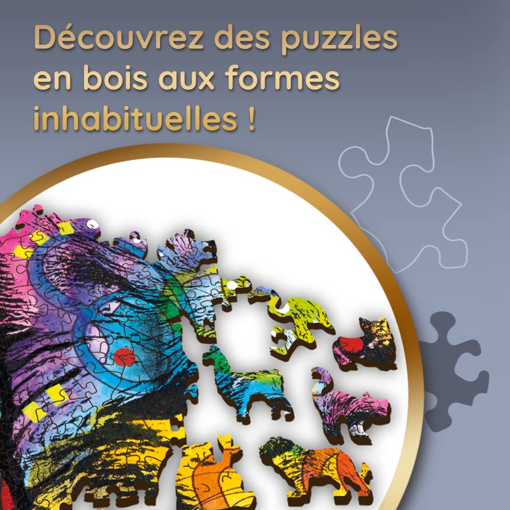 trefl-wood-craft-chien-color-puzzle-bois-501-pi-ces-animaux image 4