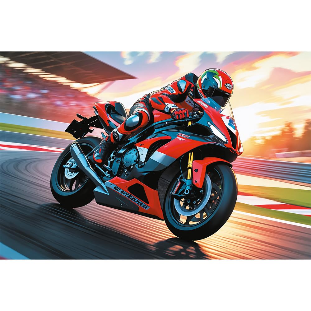 trefl-red-une-moto-rapide-puzzle-enfant-100-pi-ces-5-ans image 2