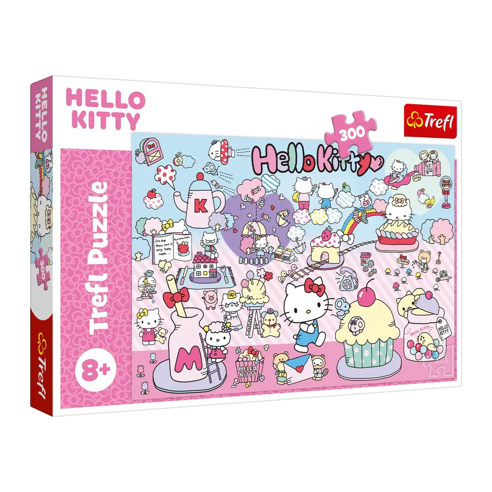 trefl-red-hello-kitty-300-pi-ces-puzzle-enfant-8-ans image 1