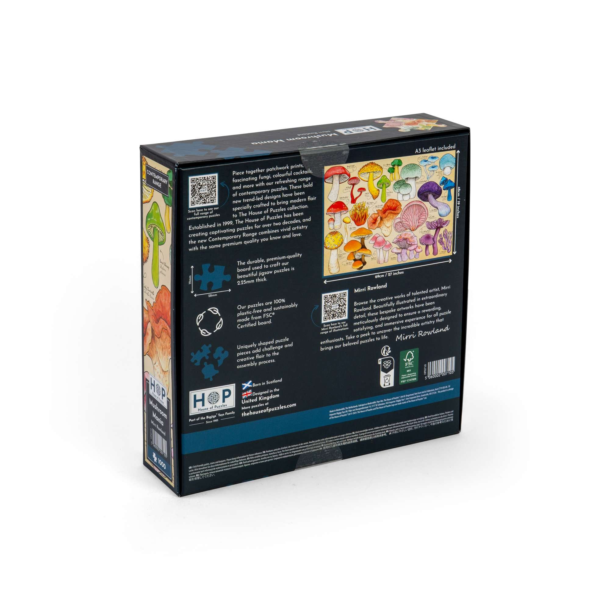house-of-puzzles-mushroom-mania-puzzle-1000-pi-ces-champignons image 3