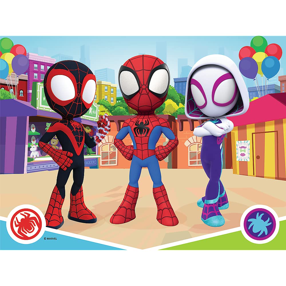 trefl-red-spidey-friends-puzzle-30-pi-ces-3-ans-marvel image 2