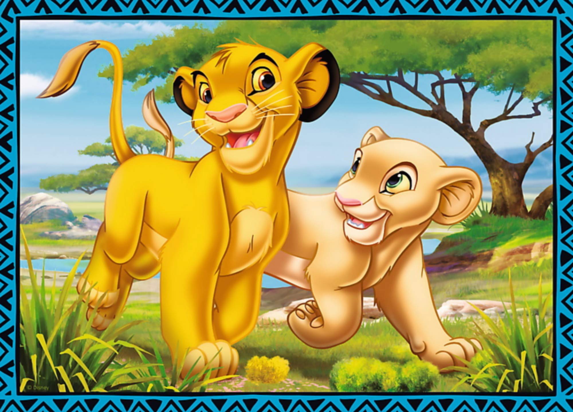 trefl-red-le-roi-lion-puzzle-4-en-1-35-70-pi-ces image 2