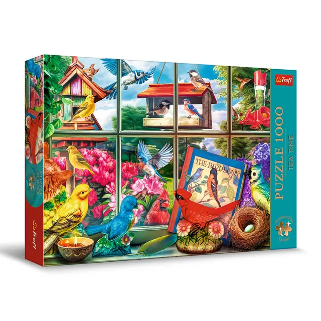 trefl-premium-plus-tea-time-puzzle-1000-pi-ces-oiseaux-2 image 1
