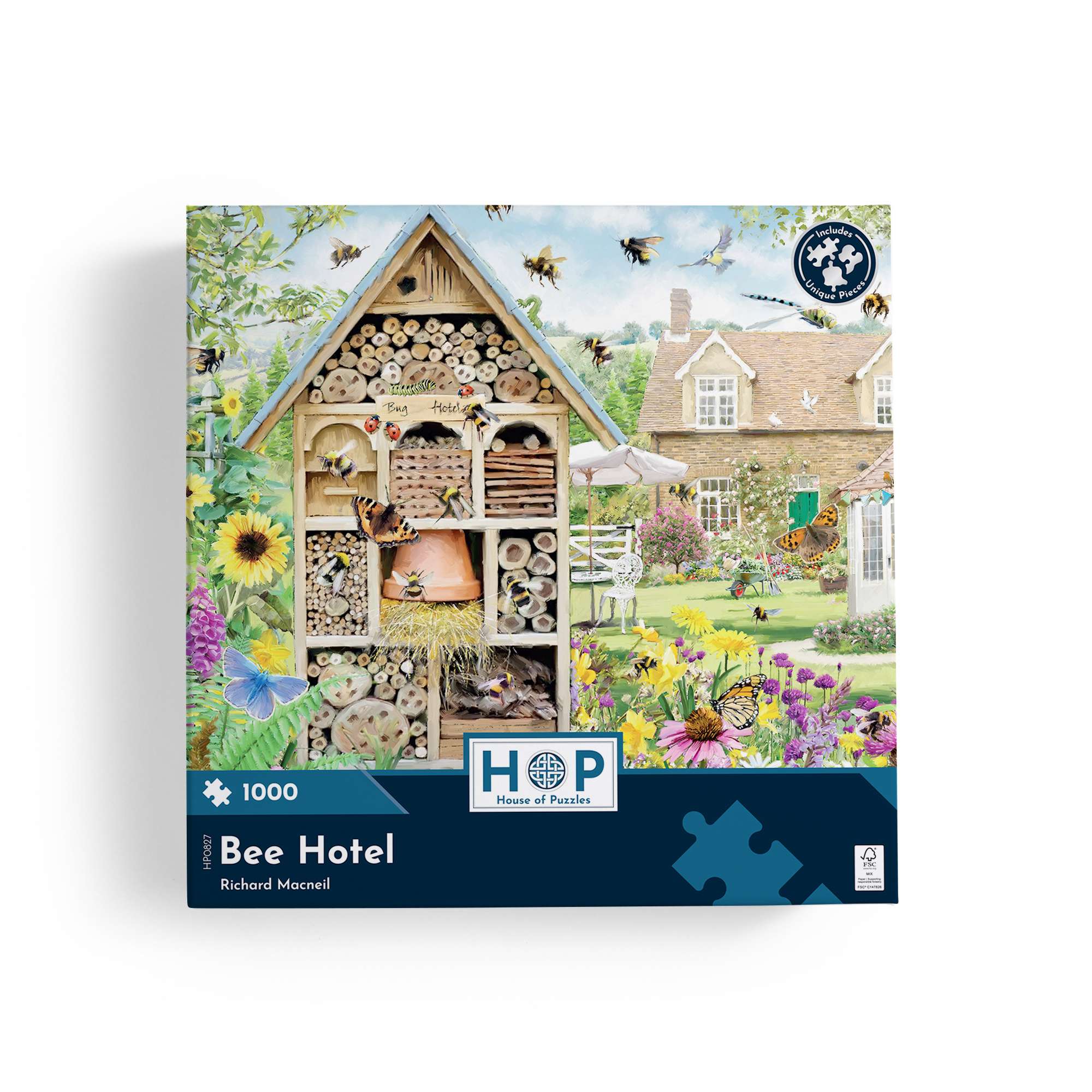 house-of-puzzles-bee-hotel-puzzle-1000-pi-ces-nature image 4