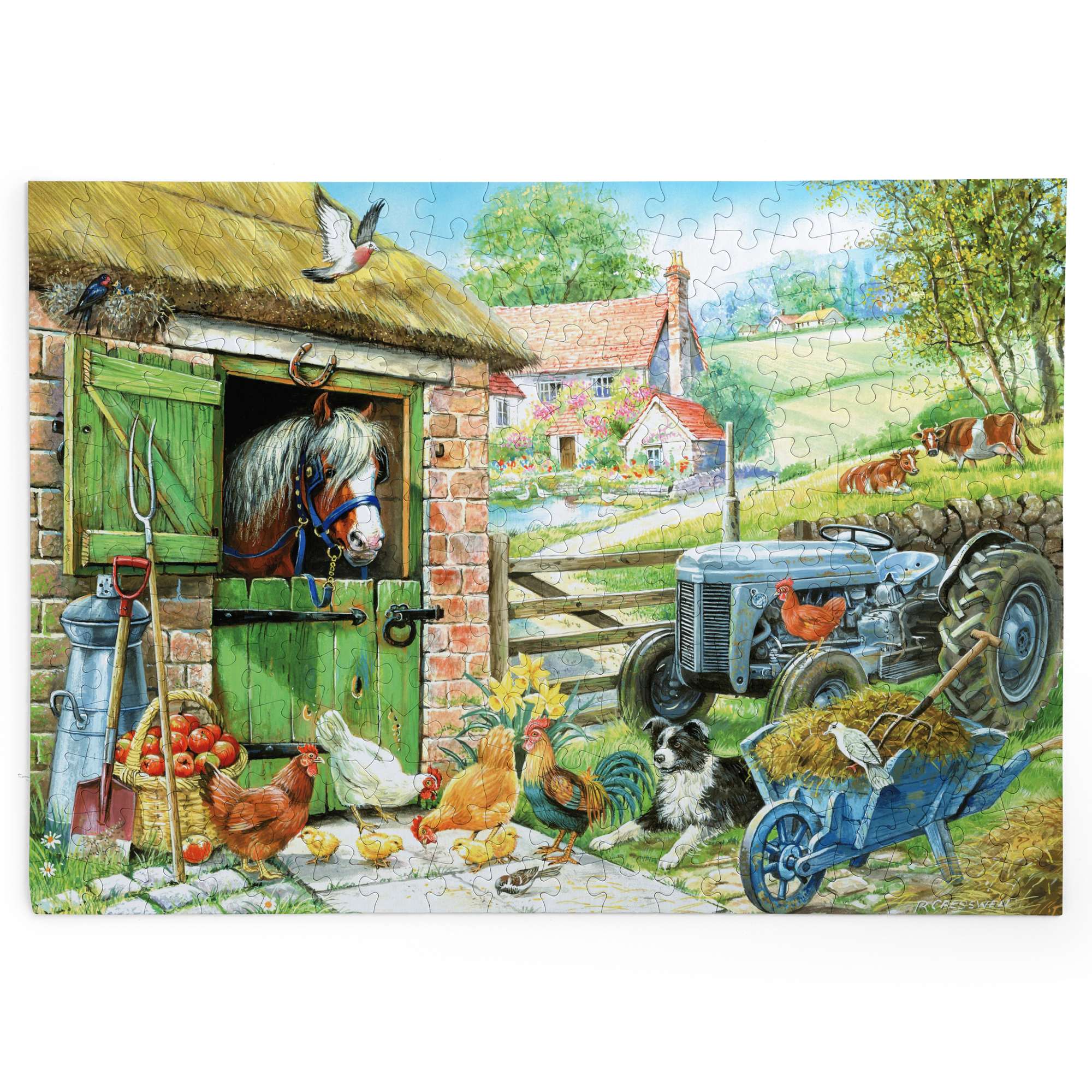 house-of-puzzles-down-on-the-farm-big-250-puzzle-250-pi-ces-ferme image 2