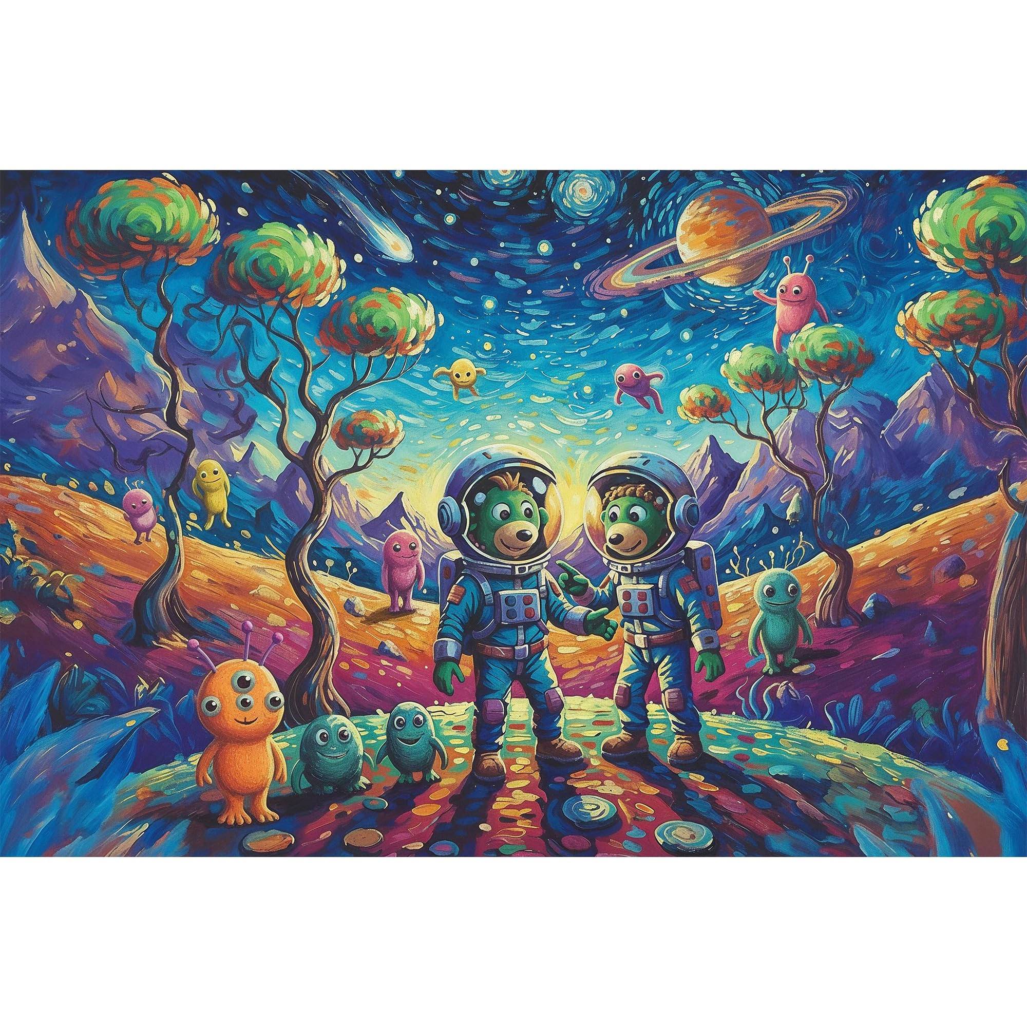 trefl-the-treflik-family-fantasmes-spatiaux-puzzle-100-pi-ces-5-ans image 2