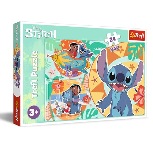 trefl-red-lilo-stitch-puzzle-24-maxi-grandes-pi-ces-d-s-3-ans image 8