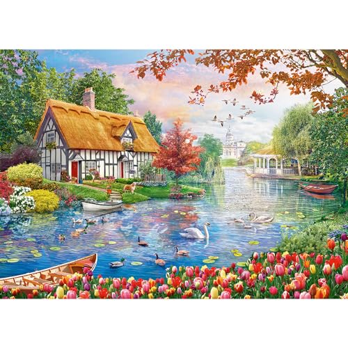 trefl-red-havre-de-paix-puzzle-500-pi-ces-maison-rivi-re image 8