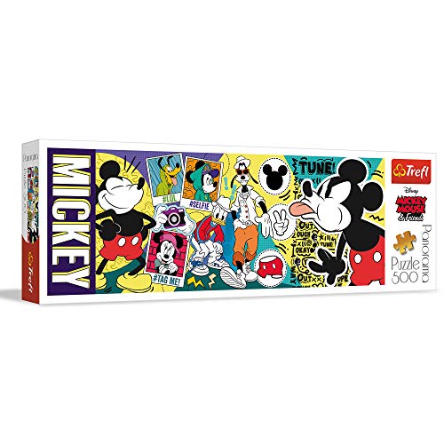 trefl-red-puzzle-panoramique-500-pi-ces-mickey-mouse image 6