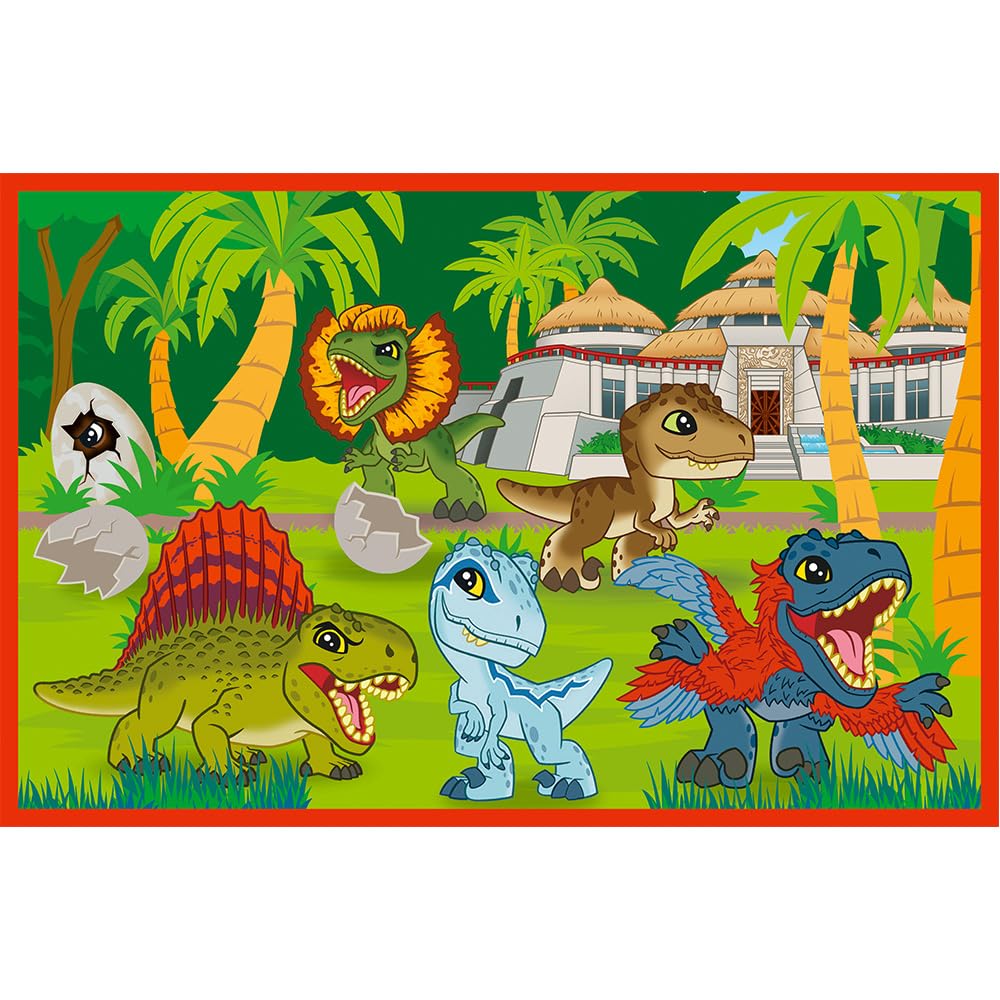 trefl-red-jurassic-world-2x24-pi-ces-puzzle-enfant-dinosaures image 3