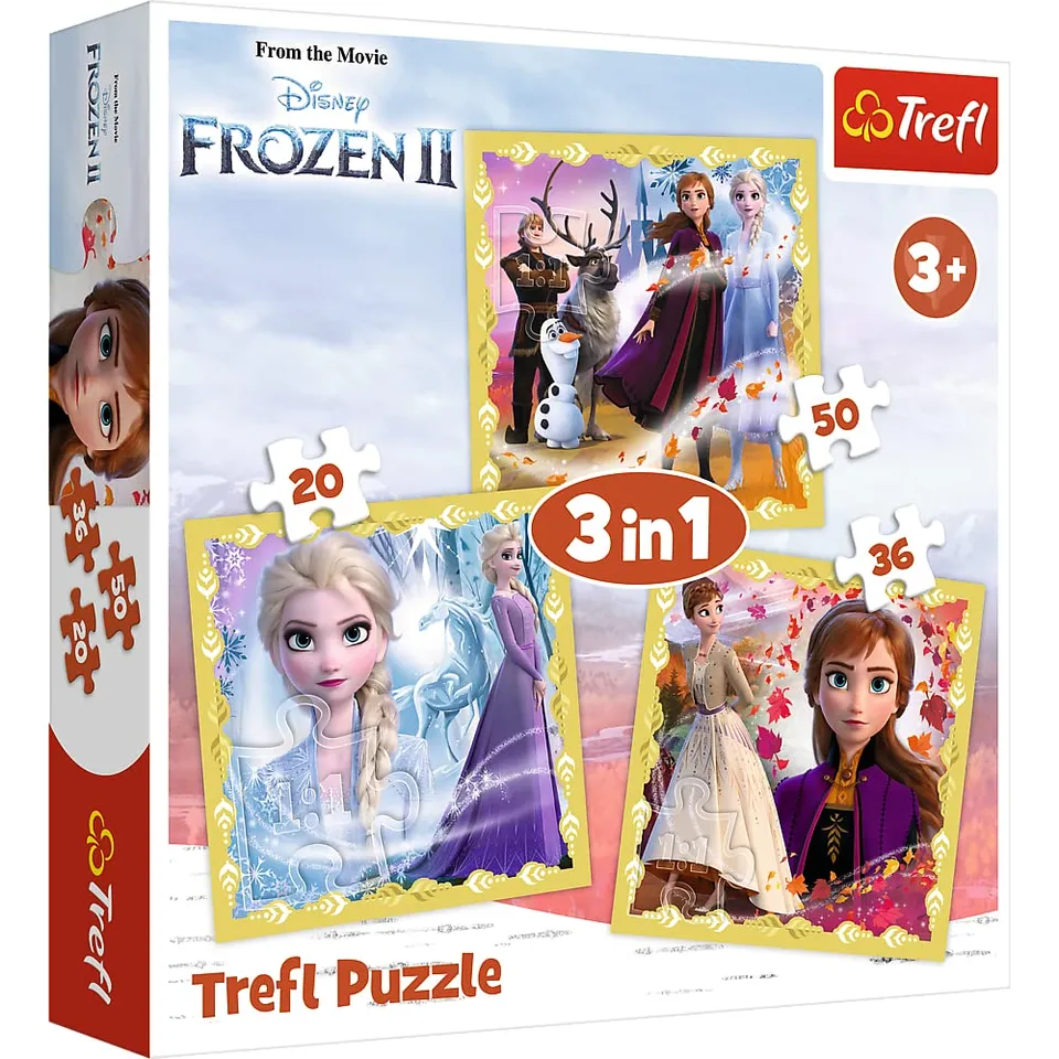trefl-red-anna-et-elsa-puzzle-enfant-3x-20-50-pi-ces image 1
